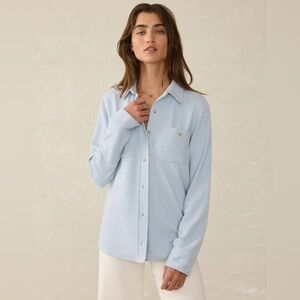 EUC Faherty The Legends Shirt Soft Mint Green XS